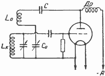 Схема Виганта - регулировка обратной связи с помощью переменного конденастора
